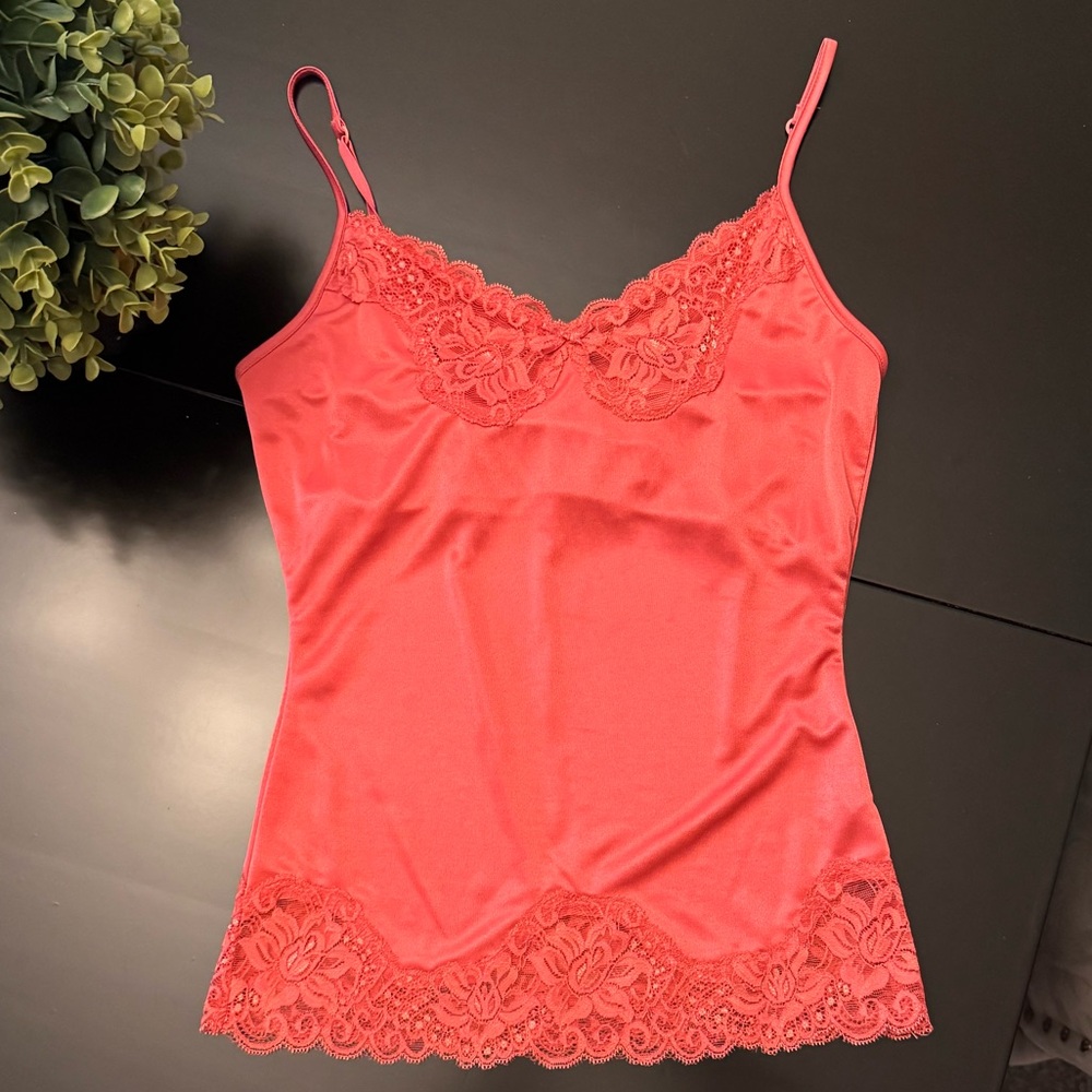 The Limited Scarlet Lace Camisole